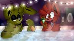  16:9 animatronic canine caramelcraze dessert five_nights_at_freddy&#039;s five_nights_at_freddy&#039;s_3 food fox foxy_(fnaf) hi_res ice_cream lagomorph machine mammal rabbit robot springtrap_(fnaf) video_games 