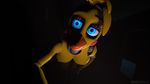  16:9 3d_(artwork) animatronic anthro avian bird breasts cgi chicken digital_media_(artwork) five_nights_at_freddy&#039;s five_nights_at_freddy&#039;s_2 glowing glowing_eyes herzseele hi_res looking_at_viewer machine nipples robot solo source_filmmaker toy_chica_(fnaf) video_games 