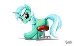  16:10 2016 anus butt cutie_mark equine female feral friendship_is_magic hair horn looking_at_viewer lyra_heartstrings_(mlp) mammal my_little_pony mysticalpha pussy simple_background solo unicorn white_background 