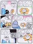  aftertale animated_skeleton better_version_at_source bone clothed clothing comic dialogue english_text flora_fauna flowey_the_flower loverofpiggies male monster plant sans_(undertale) skeleton text undead undertale video_games 