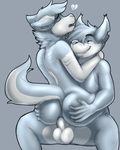  &lt;3 anthro balls butt canine duo erection fur hair hi_res male male/male mammal nude sex spread_legs spreading tacoyaki wolf 