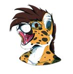  arsimael_inshan cheetah eyewear feline glasses male mammal peeeetah_(artist) portrait solo 