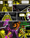  2015 animatronic bakukurara bear blood bonnie_(fnaf) canine child comic female five_nights_at_freddy&#039;s five_nights_at_freddy&#039;s_2 fox foxy_(fnaf) golden_freddy_(fnaf) group lagomorph machine mammal marionette_(fnaf) purple_man_(fnaf) rabbit robot video_games young 