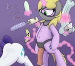  2016 anal_beads banana blonde_hair butt cutie_mark datte-before-dawn dildo duo english_text equine equine_dildo fan_character female feral food friendship_is_magic fruit glowing green_eyes hair horn imminent_sex levitation magic mammal mask my_little_pony navel nuke rarity_(mlp) sex_toy strapon text unicorn vibrator 