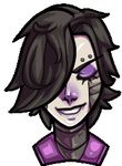  2d-dungeon alpha_channel android animated black_hair bust_portrait digital_media_(artwork) eyes_closed hair humanoid low_res machine mettaton not_furry pink_lips portrait robot simple_background solo text transparent_background undertale video_games 