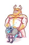  2015 all_fours animated_skeleton anthro arm_hair asgore_dreemurr balls barazoku belly biceps big_dom_small_sub blonde_hair blue_eyes blue_tongue body_hair bone boss_monster bottomless buttdawg caprine chest_hair clothed clothing cum cum_while_penetrated cumshot digital_media_(artwork) duo eyes_closed from_behind_position fur goat hair hairy happy_trail interspecies larger_male male male/male mammal monster multicolored_fur musclegut nipples nude one_eye_closed orgasm pecs penetration penis pubes sans_(undertale) sex shirt simple_background size_difference skeleton slightly_chubby smaller_male smile standing stomach_hair sweat teeth tongue tongue_out two_tone_fur undead undertale video_games white_background white_fur yellow_fur 