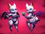  bat big_butt blue_eyes blue_sclera breasts butt fangs female gem hi_res imp lips looking_at_viewer mammal open_mouth outta_sync pink_lips rouge_the_bat solo sonic_(series) thick_thighs video_games wide_hips wings 