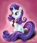  &lt;3 2014 abstract_background blue_eyes bluespaceling crystal cutie_mark ear_piercing equine eyeshadow female feral flower friendship_is_magic fur hair hi_res horn jewelry long_hair makeup mammal my_little_pony necklace piercing plant purple_hair rarity_(mlp) rose solo unicorn white_fur 