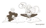  afro bandanna bone brook_(one_piece) canine dog female male mammal minkmen_(one_piece) monochrome one_piece skeleton wanda_(one_piece) 