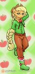  anthro anthrofied applejack_(mlp) earth_pony equine female friendship_is_magic hi_res horse looking_at_viewer mammal my_little_pony patreon pony sketch smudge_proof solo 