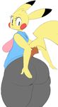  animated anthro big_breasts big_butt breasts butt butt_slap edit female huge_butt jiggle looking_back mammal nintendo pikachu pok&eacute;mon pok&eacute;morph rodent slightly_chubby solo sunibee thick_thighs video_games wide_hips 