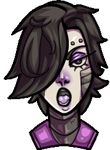  2d-dungeon alpha_channel android animated black_hair bust_portrait digital_media_(artwork) hair humanoid low_res machine mettaton not_furry open_mouth pink_lips portrait robot simple_background solo text transparent_background undertale video_games 