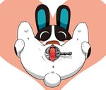  animal_crossing anthro anus ass_up butt cervix clitoris dotty_(animal_crossing) female hi_res lagomorph looking_at_viewer lying mammal nintendo on_back open_mouth pussy rabbit solo speculum spread_legs spread_pussy spreading uhe video_games 