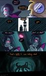  alphys amalgamate ambiguous_gender astrobullet_(artist) clothing comic dialogue digital_media_(artwork) duo_focus female group hi_res machine mettaton monster robot undertale video_games 