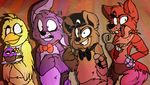  2015 animatronic avian bear bird bonnie_(fnaf) canine chica_(fnaf) chicken choco-floof cupcake_(fnaf) digital_media_(artwork) female five_nights_at_freddy&#039;s fox foxy_(fnaf) freddy_(fnaf) group hook lagomorph machine male mammal rabbit robot video_games 