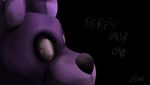  2015 animatronic bonnie_(fnaf) choco-floof digital_media_(artwork) five_nights_at_freddy&#039;s glowing glowing_eyes lagomorph machine male mammal rabbit robot solo video_games 