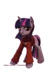  2013 alpha_channel clothing cosmicunicorn crossover cutie_mark equine female feral friendship_is_magic fur hair horn looking_at_viewer mammal multicolored_hair my_little_pony purple_eyes purple_fur simple_background solo star_trek transparent_background twilight_sparkle_(mlp) unicorn uniform 