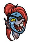  2016 2d-dungeon alpha_channel animated anthro female fish low_res marine solo undertale undyne video_games 