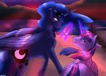  2016 backlash91 conditional_dnp duo equine female feral friendship_is_magic horn mammal my_little_pony princess_luna_(mlp) twilight_sparkle_(mlp) winged_unicorn wings 