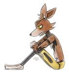  2016 animated animatronic canine digital_media_(artwork) five_nights_at_freddy&#039;s fox foxy_(fnaf) glowing glowing_eyes machine male mammal robot schwitz solo video_games 