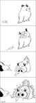  avian bird boggartowl comic confusion corvid crow crow_(bc999) digital_drawing_(artwork) digital_media_(artwork) feathers feral group hi_res line_art mammal mouse owl owl_(boggartowl) rodent 