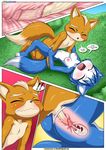  2016 anthro anus balls bbmbbf blue_fur blue_hair blush breasts brown_fur butt canine clitoris comic couple cum cum_in_pussy cum_in_uterus cum_inside digital_media_(artwork) duo eyes_closed female fox fox_mccloud fur fur34 hair hi_res humanoid_penis internal krystal lol_comments lying male male/female mammal missionary_position nintendo nipples nude on_back on_ground open_mouth orgasm orgasm_face palcomix penis premature_ejaculation pussy pussy_juice sex sex_face short_hair star_fox tan_fur text uterus vaginal video_games white_fur x_ray 