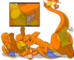  absurd_res anal anus ass_up balls blue_sclera butt charizard cutaway duo eyes_closed hi_res incest kingbeast lying male male/male nintendo nude on_back on_front oral penis pok&eacute;mon rear_view rimming sex signature simple_background smirk video_games white_background 