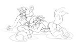  bottomless canine clothed clothing cum digital_drawing_(artwork) digital_media_(artwork) duo eyes_closed fellatio fox fox_mccloud furfragged male male/male mammal nintendo oral outside sex sitting smile star_fox video_games wolf wolf_o&#039;donnell 