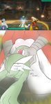  all_fours ambiguous_gender ambiguous_penetration ass_up avian bird blaziken digital_media_(artwork) drooling duo_focus gardevoir group gui hi_res nintendo penetration pok&eacute;mon pokken_tournament saliva video_games yougrover 