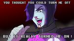  abstract_background blood cwiet dio_brando english_text hair humanoid jojo&#039;s_bizarre_adventure low_res machine male meme mettaton nosebleed not_furry open_mouth parody purple_hair reaction_image robot smile solo teeth text tongue undertale video_games 
