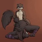  all_fours anal anthro ass_up black_fur black_nose brown_fur canine chest_tuft clenched_teeth duo eyes_closed fox from_behind_position fur guardians_of_the_galaxy hair hi_res male mammal nude pulling raccoon rocket_raccoon sex skunkjunkie smile tail_grab teeth tuft 