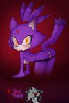  &lt;3 anthro anus baseball_bat blaze_the_cat breasts butt cat chibi cummysonic feline female hearlesssoul hedgehog hi_res male mammal pussy silver_the_hedgehog solo sonic_(series) tongue tongue_out 