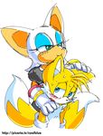  anthro coolblue duo ear_nom miles_prower nom rouge_the_bat sonic_(series) young 