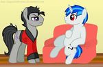  better_version_at_source black_hair clothing crossgender cutie_mark duo earth_pony equine friendship_is_magic hair horn horse male mammal multicolored_hair my_little_pony octavia_(mlp) pony unicorn vinyl_scratch_(mlp) 