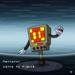  abstract_background animated english_text goobermation low_res machine male mettaton nintendo not_furry pok&eacute;ball pok&eacute;mon robot solo text undertale video_games 
