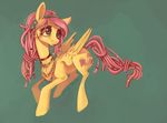  2013 beads collar cutie_mark dreadlocks equine female flower fluttershy_(mlp) friendship_is_magic graypaint hairband hi_res jewelry mammal my_little_pony necklace pegasus plant solo wings 