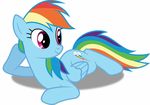  blue_fur cutie_mark equine feathered_wings feathers female feral friendship_is_magic fur hair hi_res horse mammal multicolored_hair my_little_pony pegasus pony rainbow_dash_(mlp) rainbow_hair solo wings 