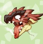  ambiguous_gender capcom crying dragoooon1223 feral flying_wyvern monster_hunter rathalos scales scalie simple_background solo tears tongue tongue_out video_games wyvern 
