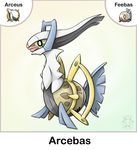  absurd_res ambiguous_gender arceus feebas fusion hi_res legendary_pok&eacute;mon nintendo pok&eacute;mon twime777 video_games 