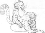  benjamin_clawhauser cheetah cute disney duo feline male male/male mammal sex zootopia 