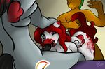  anthro brother caliber cum cutie_mark earth_pony equine fan_character fellatio female group group_sex hair horse incest male mammal my_little_pony oc_character oral pegasus pony roughneck sex sibling sister spanking threesome velvet_snow wings zombikiss 