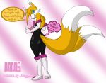  2012 canine clothed clothing collaboration crossdressing dragga fox male mammal meanmotorscooter miles_prower solo sonic_(series) vore 