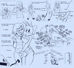  after_sex bandanna bdsm bed blush bondage bound breasts bulge bunbun_npc_(undertale) butt cinnamon_(undertale) clothing crossgender digital_media_(artwork) doors female grope lagomorph male male/female mammal protagonist_(undertale) rabbit ribbons sex sex_toy short_pants smile spreading thewill undertale vibrator video_games 