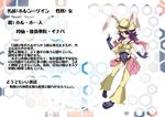 animal_ears bunny_ears chaps eyepatch gloves hat hol_horse if_they_mated index_finger_raised jojo_no_kimyou_na_bouken m.u.g.e.n red_eyes reisen_udongein_inaba solo tail tobi_(discharge_cycle) touhou translated zipper 