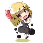  absurdres chibi fang highres outstretched_arms rokushou_kokuu rumia solo spread_arms touhou 