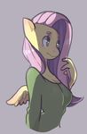  anthro cute equine flutter horse mammal my_little_pony pony shy solo 