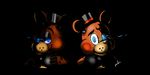  animatronic bear daniela-3 duo eye_mist five_nights_at_freddy&#039;s five_nights_at_freddy&#039;s_2 freddy_(fnaf) glowing glowing_eyes hi_res machine male mammal robot toy_freddy_(fnaf) video_games 