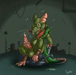  absurd_res anthro arthropod buckteeth cape clothing digital_media_(artwork) emenius erection eyewear fly front_view goggles hi_res holding_penis insect league_of_legends looking_at_viewer male mammal mostly_nude naughty_face neckerchief penis precum rat reclining rodent sewer sharp_teeth signature sitting solo tapering_penis teeth tongue tongue_out twitch video_games whiskers 