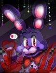 animatronic blood bonnie_(fnaf) daniela-3 five_nights_at_freddy&#039;s hi_res lagomorph looking_at_viewer machine male mammal rabbit robot video_games 
