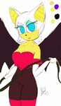  2015 2016 anthro anthrofied big_breasts breasts female hi_res kais9 mammal rouge simple_background 